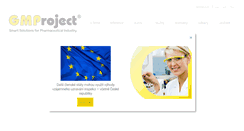 Desktop Screenshot of gmproject.cz
